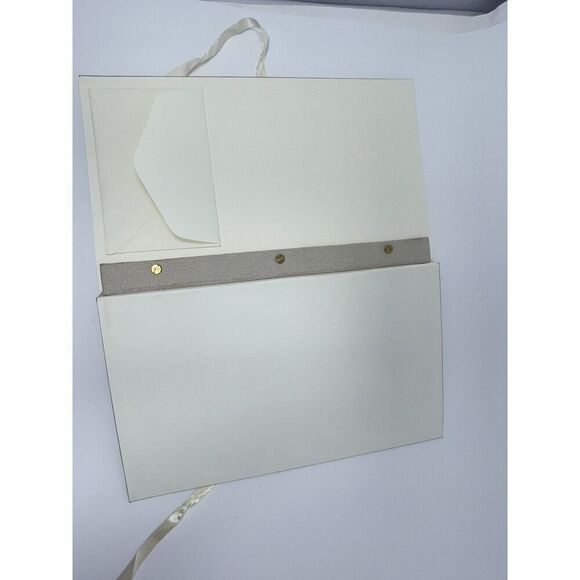 Pottery Barn Photo Picture Memory Book Album Linen Beige  Scrapbook 8.5x14.5” - Picture 8 of 11